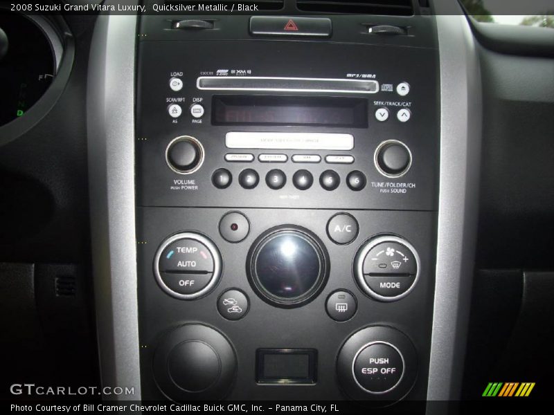Quicksilver Metallic / Black 2008 Suzuki Grand Vitara Luxury