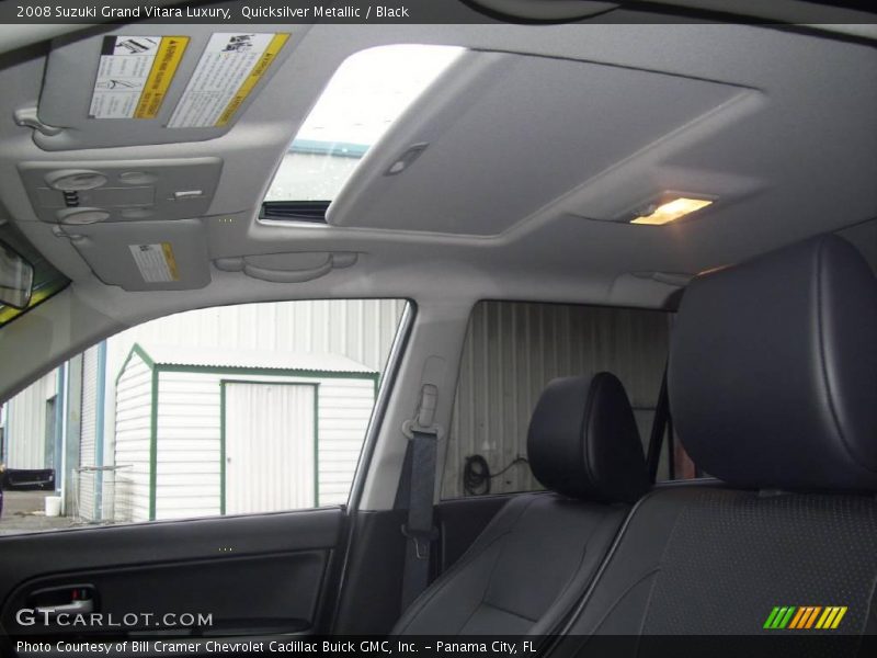 Quicksilver Metallic / Black 2008 Suzuki Grand Vitara Luxury
