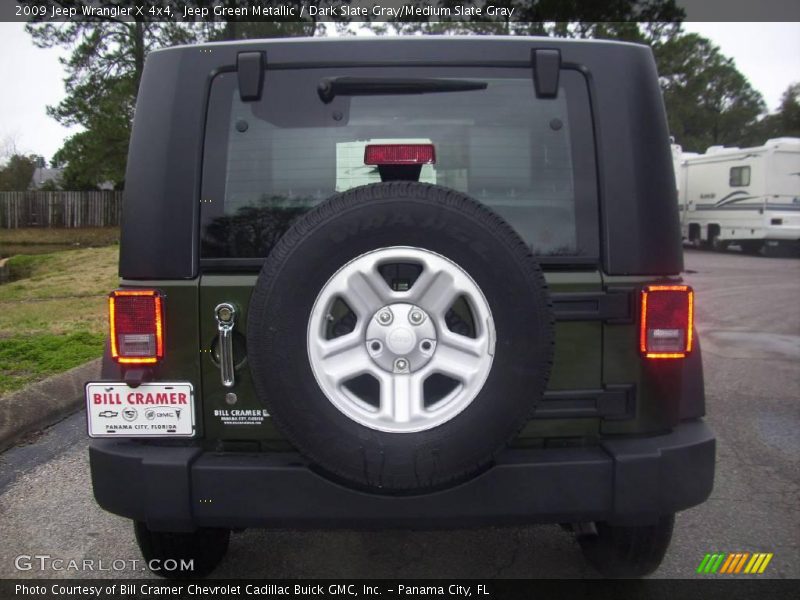 Jeep Green Metallic / Dark Slate Gray/Medium Slate Gray 2009 Jeep Wrangler X 4x4