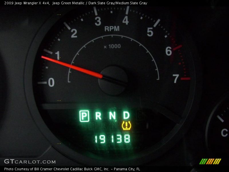 Jeep Green Metallic / Dark Slate Gray/Medium Slate Gray 2009 Jeep Wrangler X 4x4