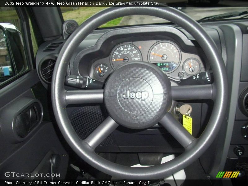 Jeep Green Metallic / Dark Slate Gray/Medium Slate Gray 2009 Jeep Wrangler X 4x4