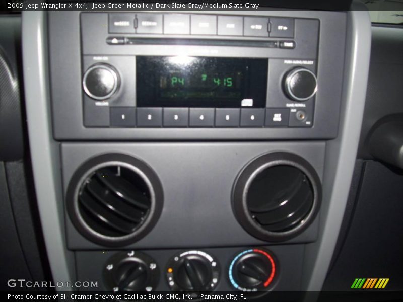 Jeep Green Metallic / Dark Slate Gray/Medium Slate Gray 2009 Jeep Wrangler X 4x4