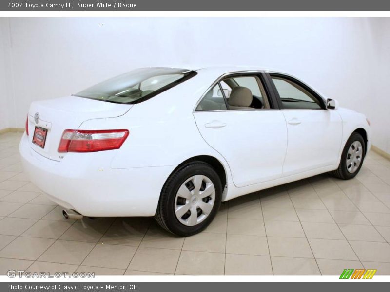 Super White / Bisque 2007 Toyota Camry LE