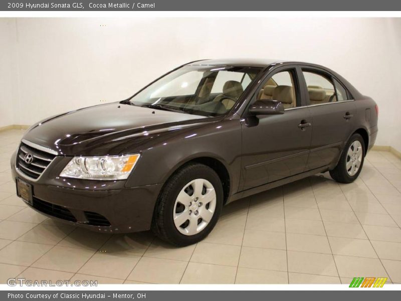 Cocoa Metallic / Camel 2009 Hyundai Sonata GLS