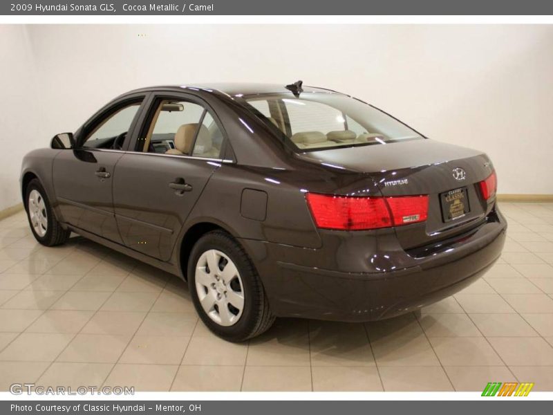 Cocoa Metallic / Camel 2009 Hyundai Sonata GLS