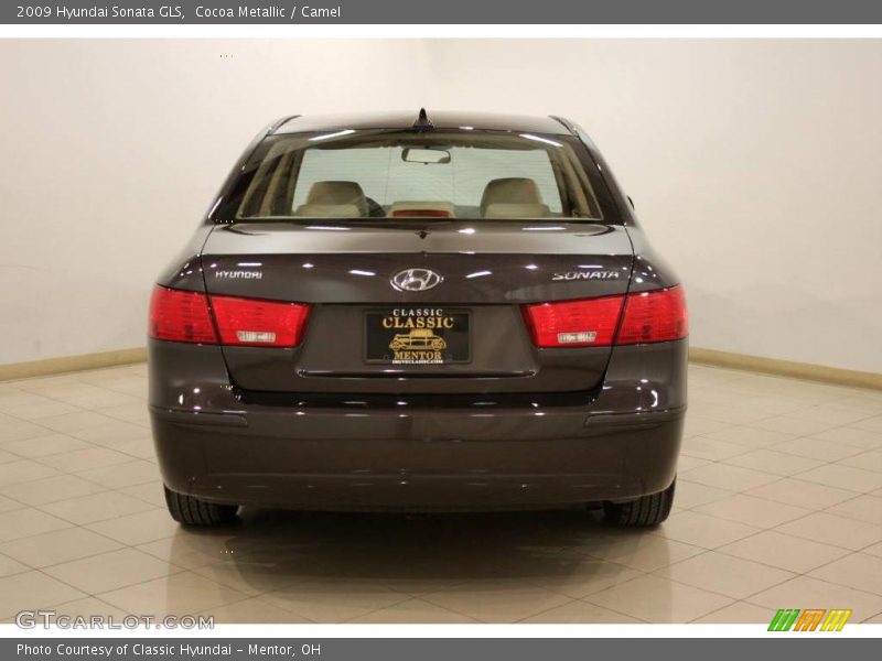 Cocoa Metallic / Camel 2009 Hyundai Sonata GLS