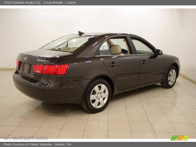 Cocoa Metallic / Camel 2009 Hyundai Sonata GLS
