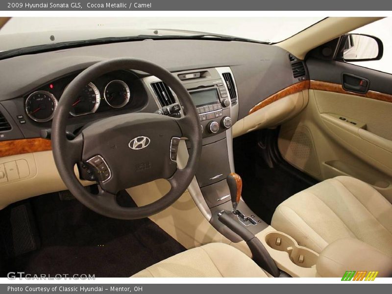 Cocoa Metallic / Camel 2009 Hyundai Sonata GLS