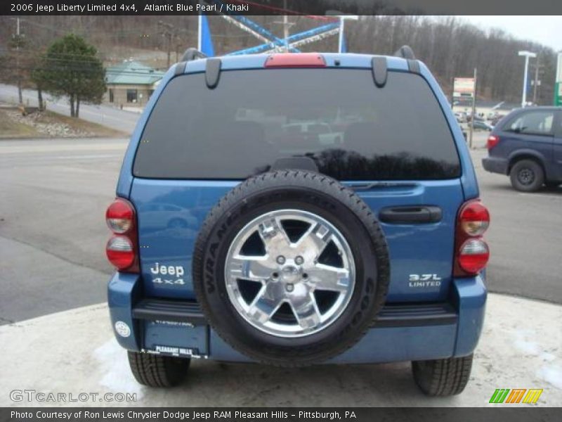 Atlantic Blue Pearl / Khaki 2006 Jeep Liberty Limited 4x4