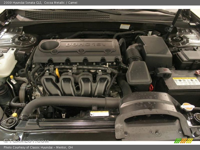 Cocoa Metallic / Camel 2009 Hyundai Sonata GLS