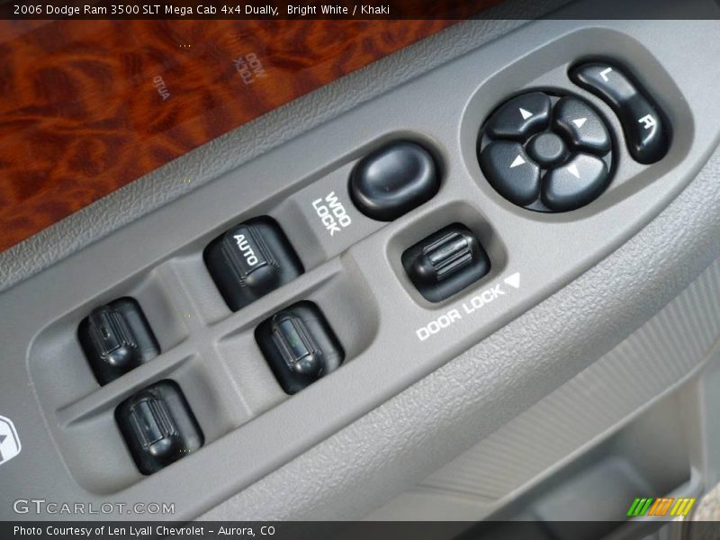Bright White / Khaki 2006 Dodge Ram 3500 SLT Mega Cab 4x4 Dually