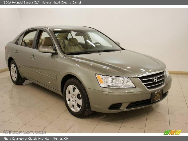 Natural Khaki Green / Camel 2009 Hyundai Sonata GLS