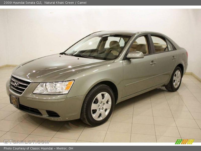Natural Khaki Green / Camel 2009 Hyundai Sonata GLS