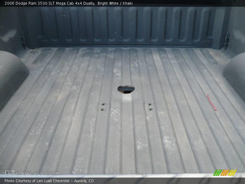 Bright White / Khaki 2006 Dodge Ram 3500 SLT Mega Cab 4x4 Dually