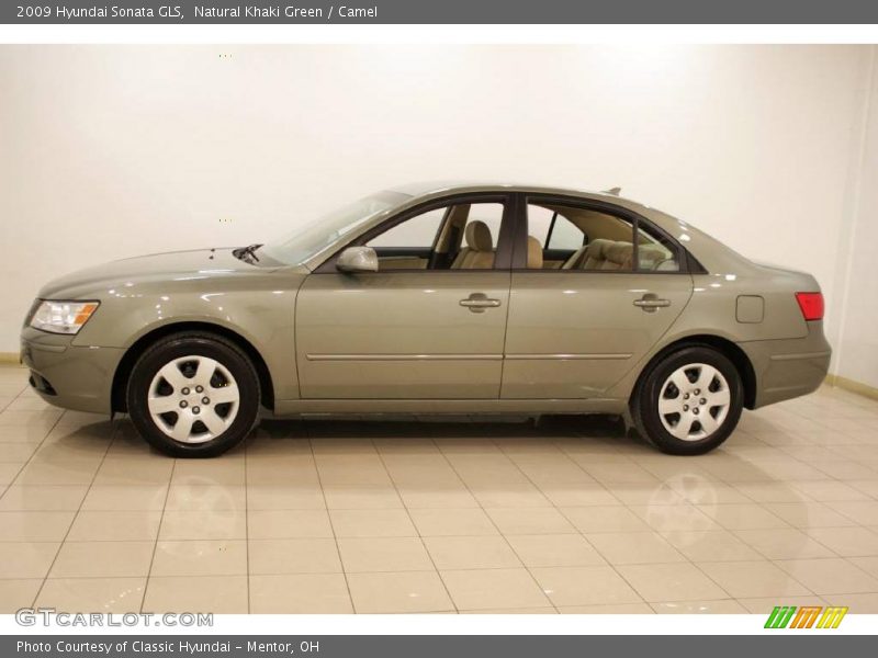 Natural Khaki Green / Camel 2009 Hyundai Sonata GLS