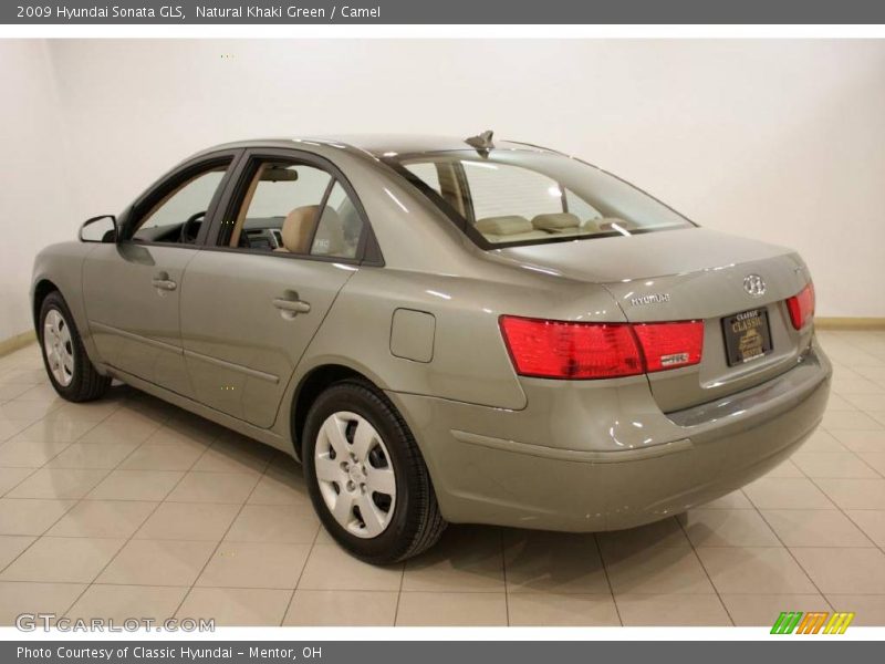 Natural Khaki Green / Camel 2009 Hyundai Sonata GLS