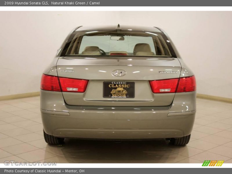Natural Khaki Green / Camel 2009 Hyundai Sonata GLS