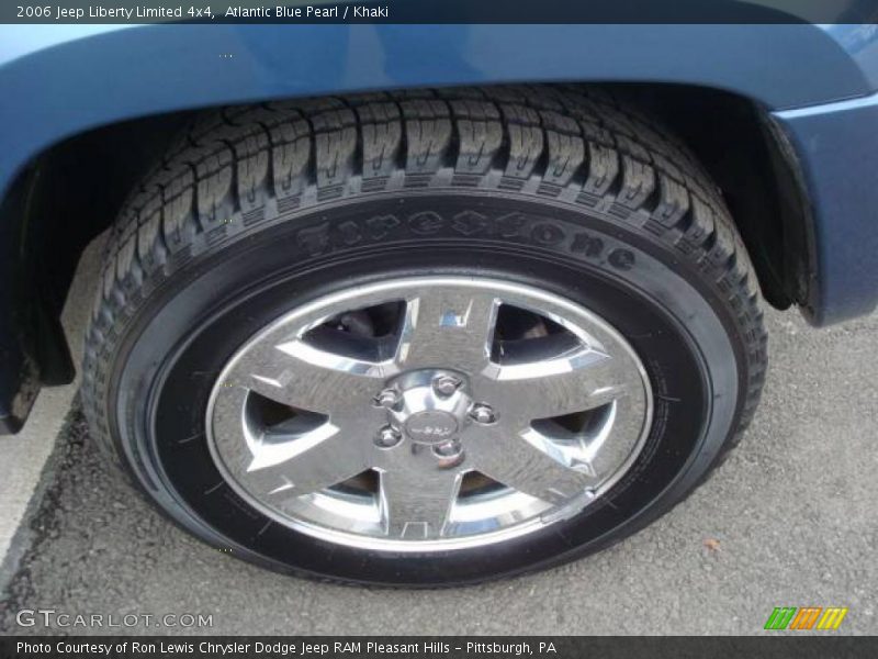 Atlantic Blue Pearl / Khaki 2006 Jeep Liberty Limited 4x4