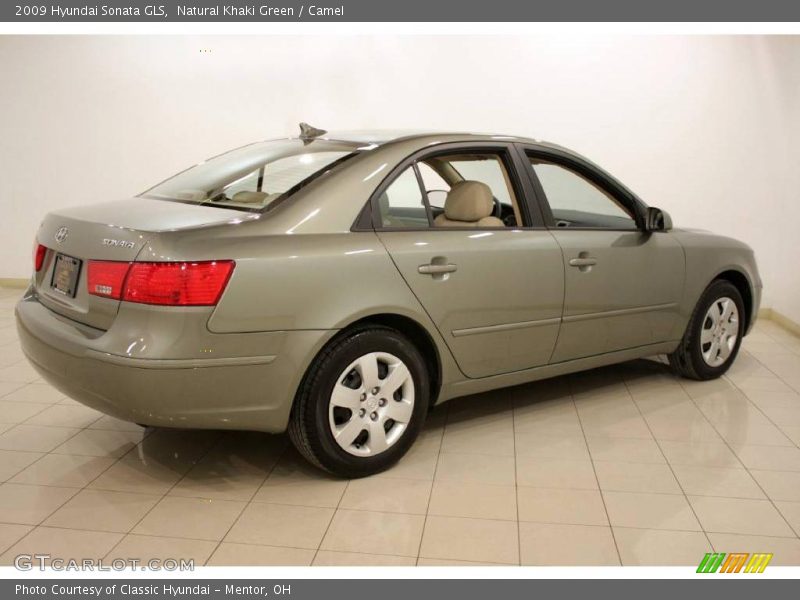 Natural Khaki Green / Camel 2009 Hyundai Sonata GLS