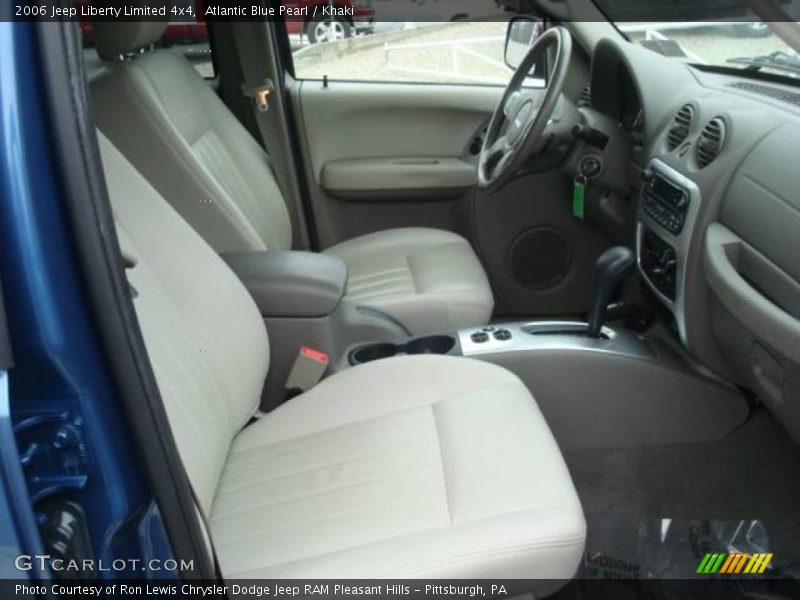 Atlantic Blue Pearl / Khaki 2006 Jeep Liberty Limited 4x4