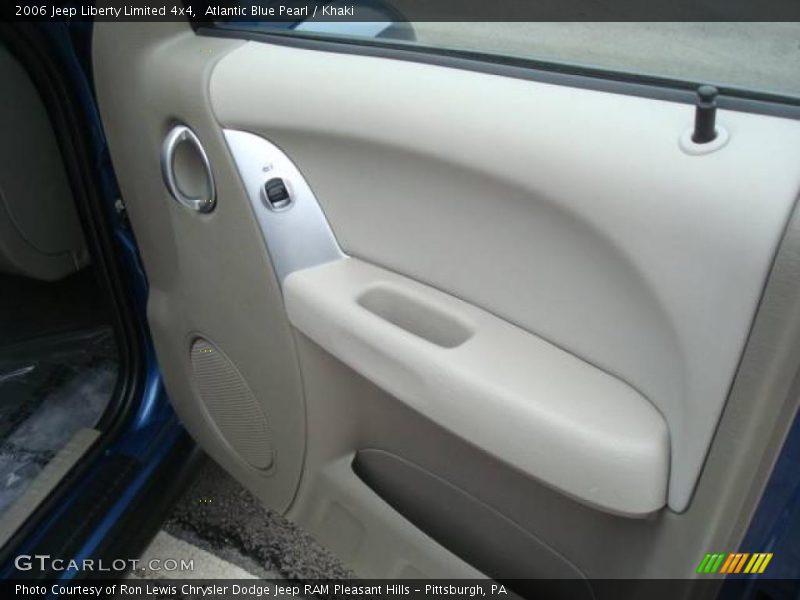 Atlantic Blue Pearl / Khaki 2006 Jeep Liberty Limited 4x4