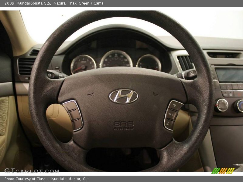 Natural Khaki Green / Camel 2009 Hyundai Sonata GLS