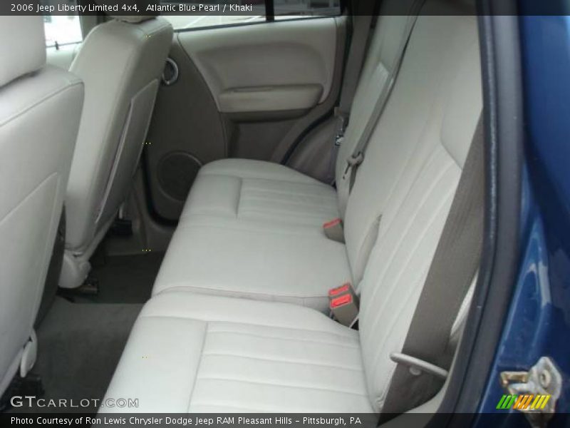 Atlantic Blue Pearl / Khaki 2006 Jeep Liberty Limited 4x4