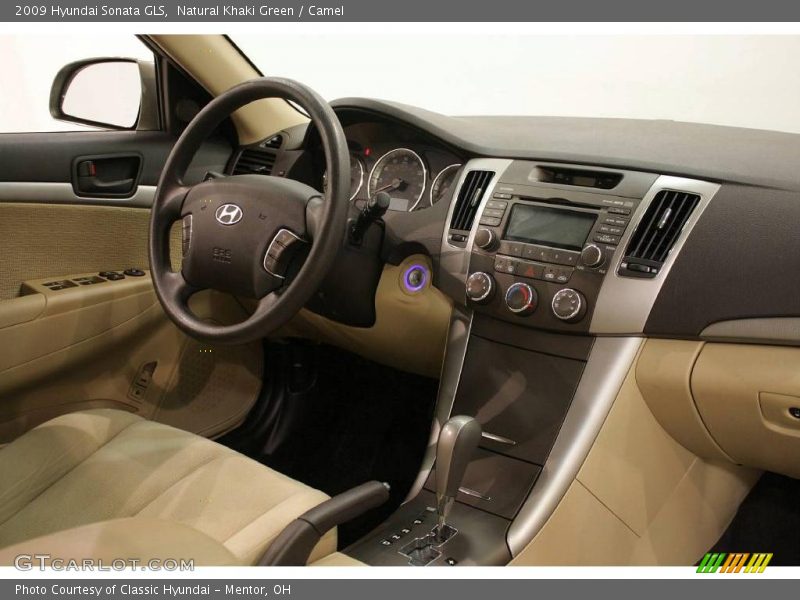 Natural Khaki Green / Camel 2009 Hyundai Sonata GLS
