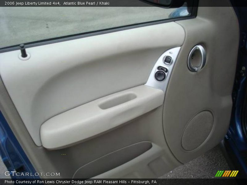 Atlantic Blue Pearl / Khaki 2006 Jeep Liberty Limited 4x4