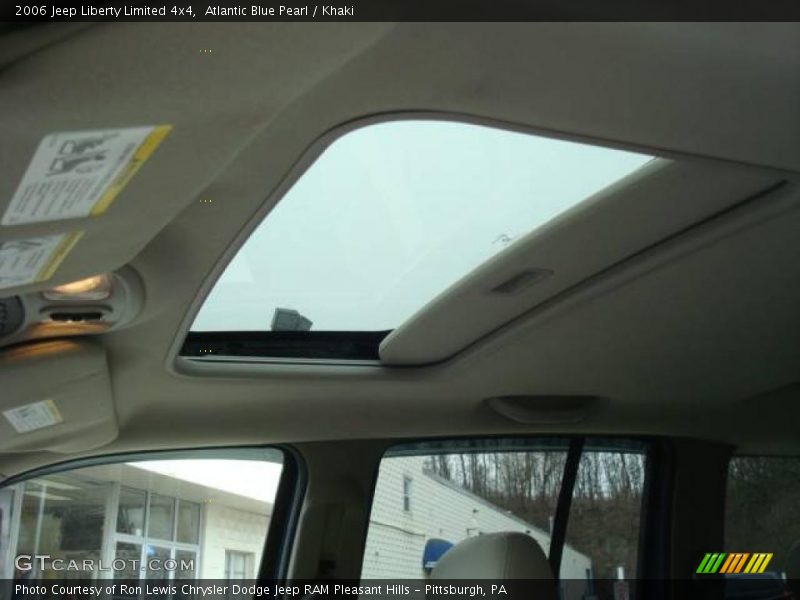Atlantic Blue Pearl / Khaki 2006 Jeep Liberty Limited 4x4