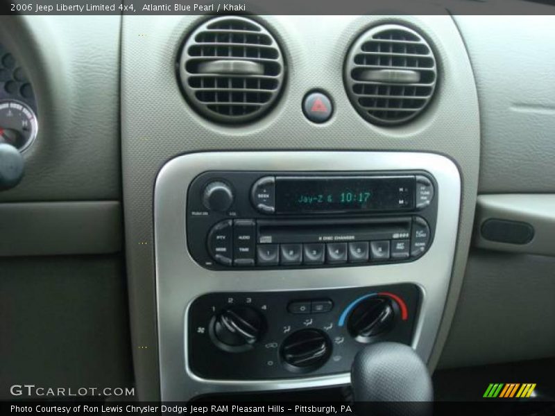 Atlantic Blue Pearl / Khaki 2006 Jeep Liberty Limited 4x4