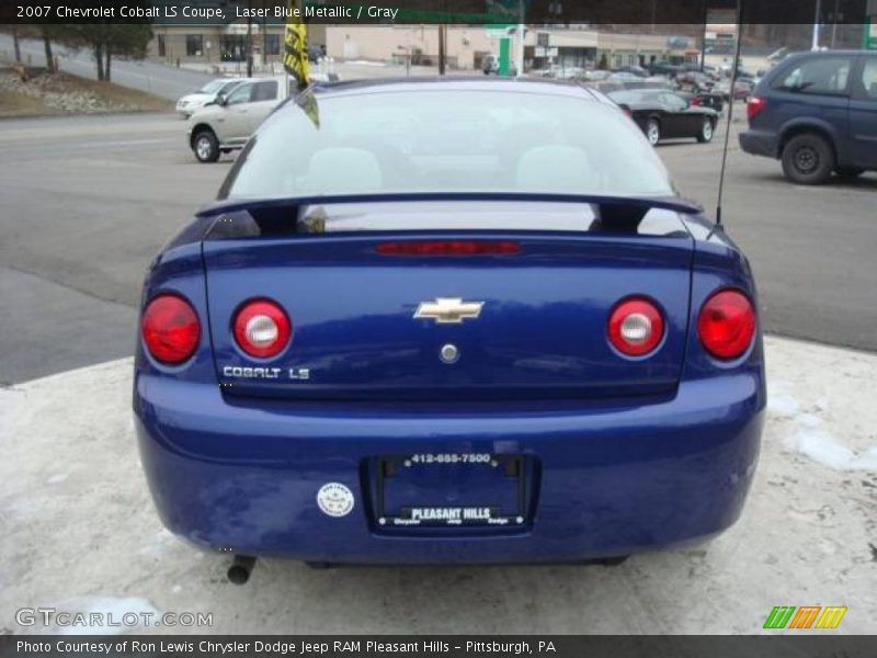 Laser Blue Metallic / Gray 2007 Chevrolet Cobalt LS Coupe