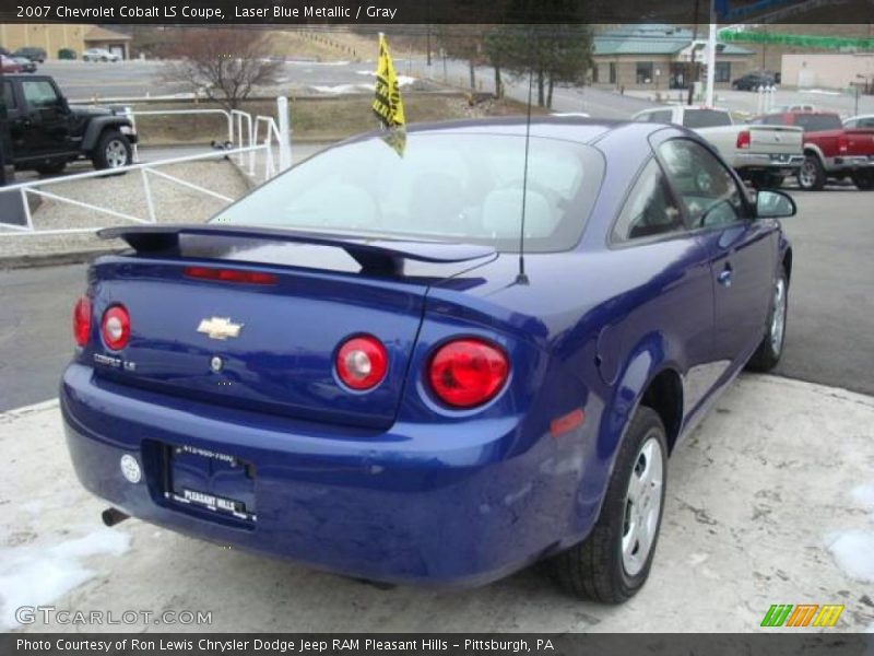 Laser Blue Metallic / Gray 2007 Chevrolet Cobalt LS Coupe