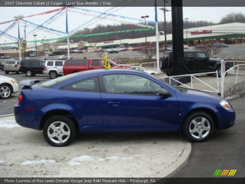 Laser Blue Metallic / Gray 2007 Chevrolet Cobalt LS Coupe