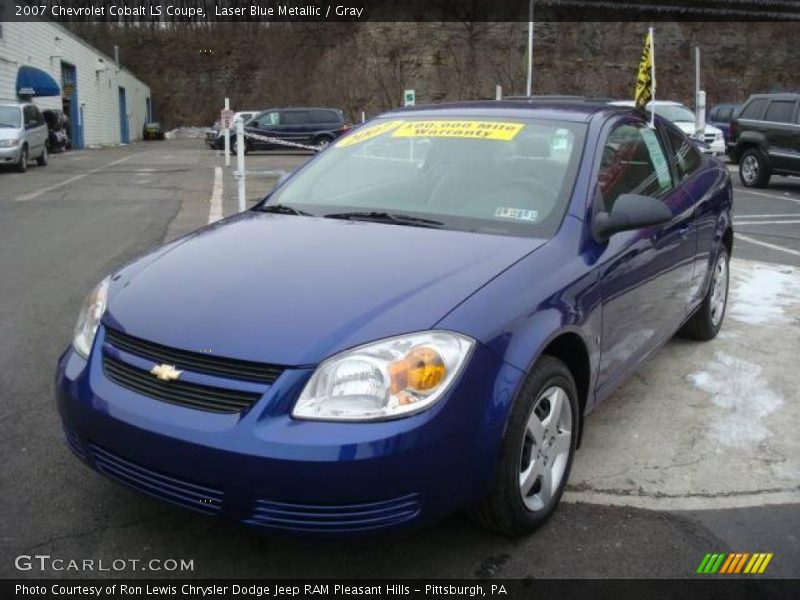 Laser Blue Metallic / Gray 2007 Chevrolet Cobalt LS Coupe