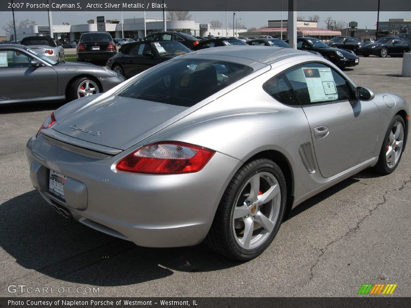 Arctic Silver Metallic / Black 2007 Porsche Cayman S