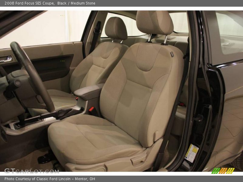 Black / Medium Stone 2008 Ford Focus SES Coupe