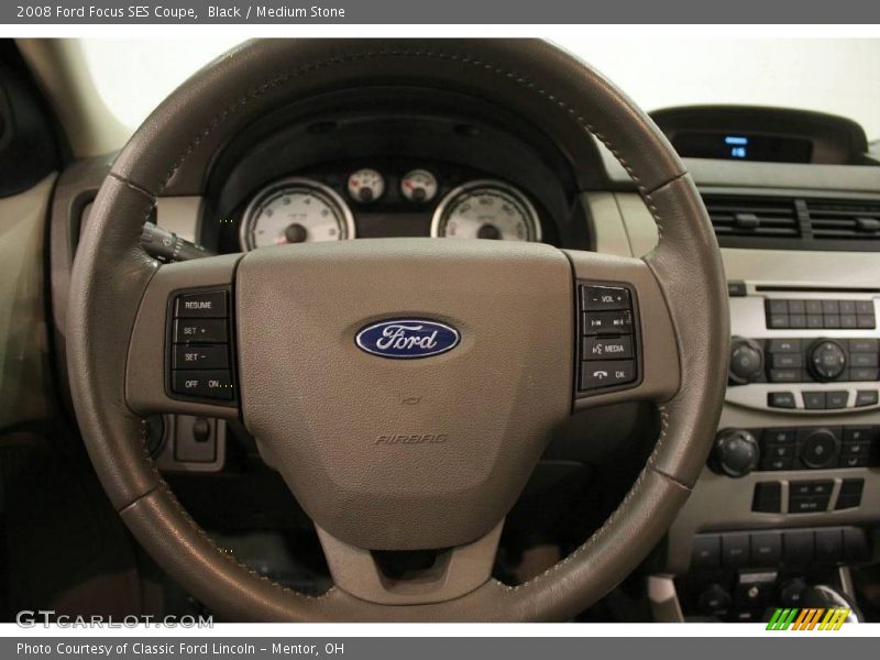 Black / Medium Stone 2008 Ford Focus SES Coupe