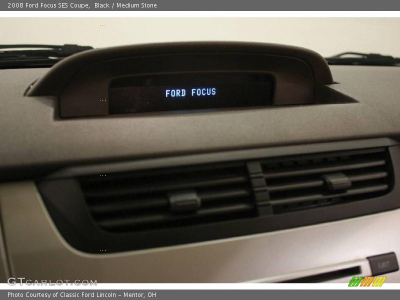 Black / Medium Stone 2008 Ford Focus SES Coupe