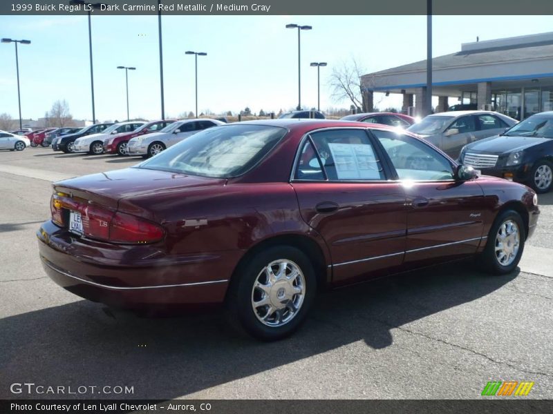 Dark Carmine Red Metallic / Medium Gray 1999 Buick Regal LS