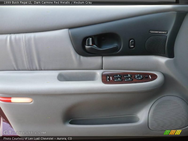 Dark Carmine Red Metallic / Medium Gray 1999 Buick Regal LS