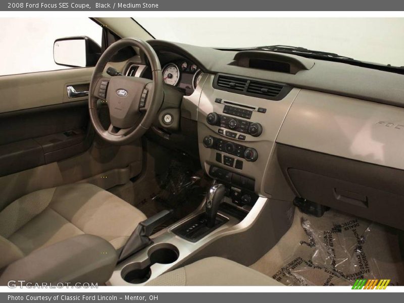 Black / Medium Stone 2008 Ford Focus SES Coupe