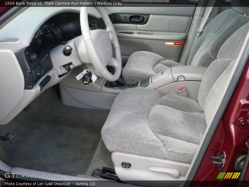 Dark Carmine Red Metallic / Medium Gray 1999 Buick Regal LS