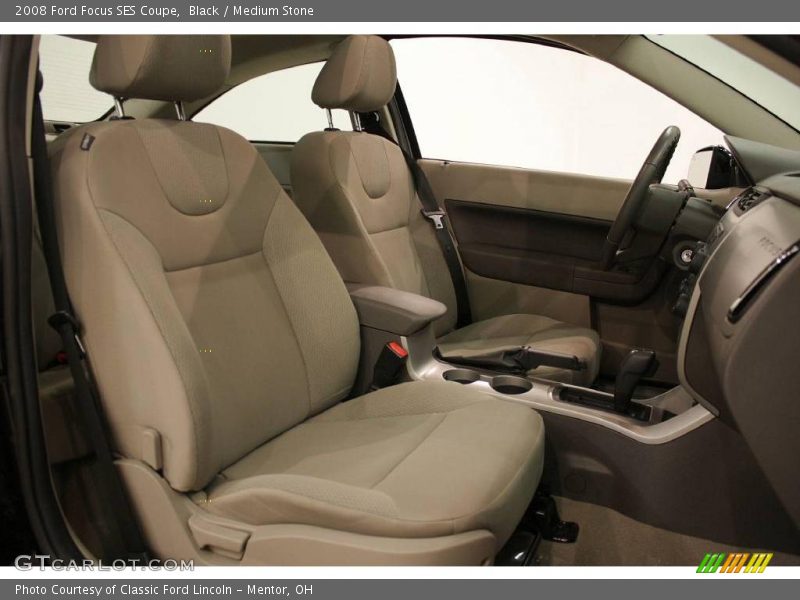 Black / Medium Stone 2008 Ford Focus SES Coupe