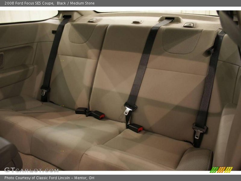 Black / Medium Stone 2008 Ford Focus SES Coupe