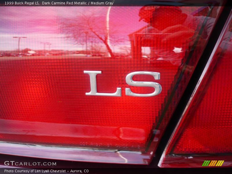 Dark Carmine Red Metallic / Medium Gray 1999 Buick Regal LS