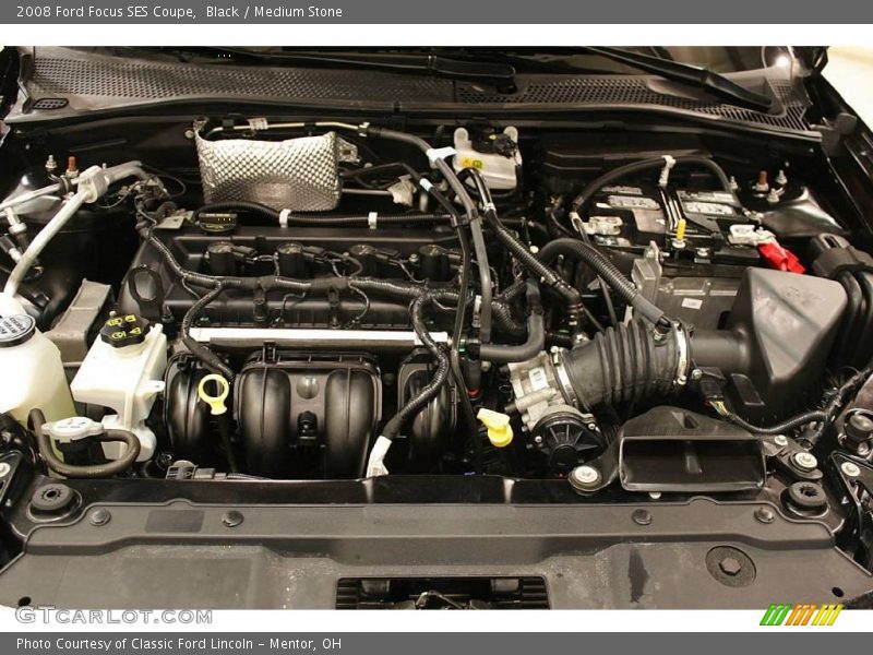 Black / Medium Stone 2008 Ford Focus SES Coupe