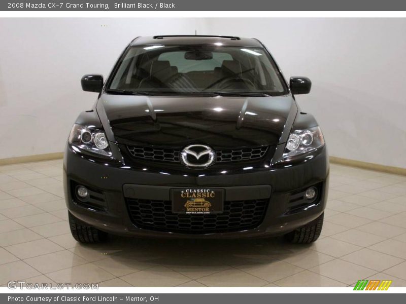 Brilliant Black / Black 2008 Mazda CX-7 Grand Touring