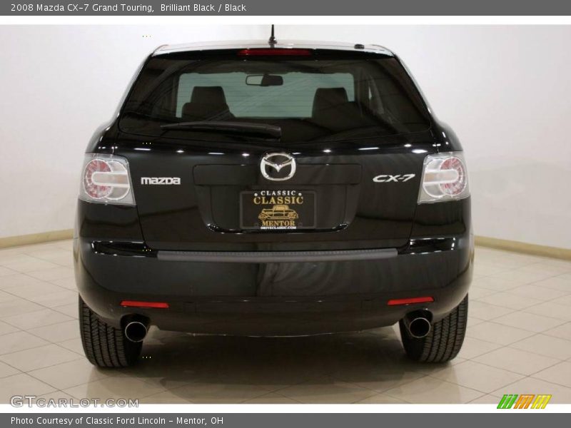 Brilliant Black / Black 2008 Mazda CX-7 Grand Touring