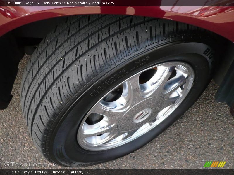 Dark Carmine Red Metallic / Medium Gray 1999 Buick Regal LS